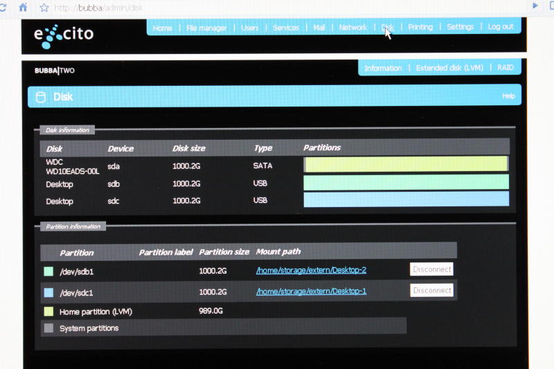 Disk view